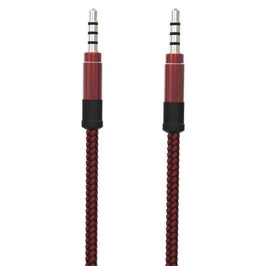 Soultech 3.5mm AUX (Stereo Ses) Kablosu İpli Kırmızı -  DK902K